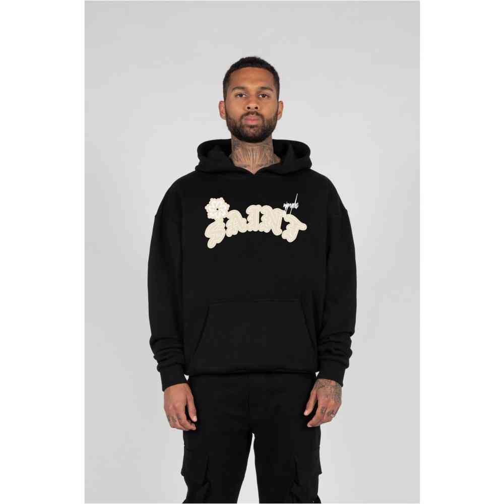 MJ GONZALES - Saint X Heavy Oversized Hoodie/trui - Zwart